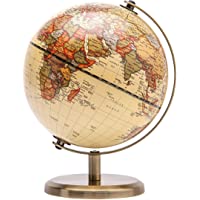 Los mejores  - Exerz 14CM Globo Terráqueo - en Inglés - Decoración de escritorio educativa-geográfica-moderna - Con una base de metal…